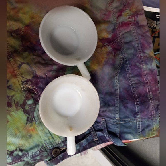 Fire King Set 2 Chiki/Soup Bowls white - Picture 4 of 6